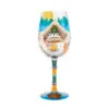 Lolita Glamping Handpainted Wine Glass, 15 Oz. -Hallmark popular shop Lolita Glamping Camping Wine Glass 6010893 01