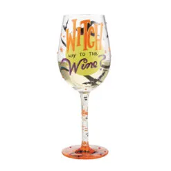 Enesco Lolita Witch Way To The Wine Glass, 15 Oz. -Hallmark popular shop Lolita Witch Way to the Wine Halloween Wine Glass 6012494 03