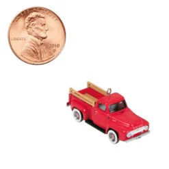 Hallmark Mini Lil' American Trucks 1954 Mercury M-100 2023 Metal Ornament, 0.75" -Hallmark popular shop Mercury M100 Truck Keepsake Ornament 1299QXM9159 07