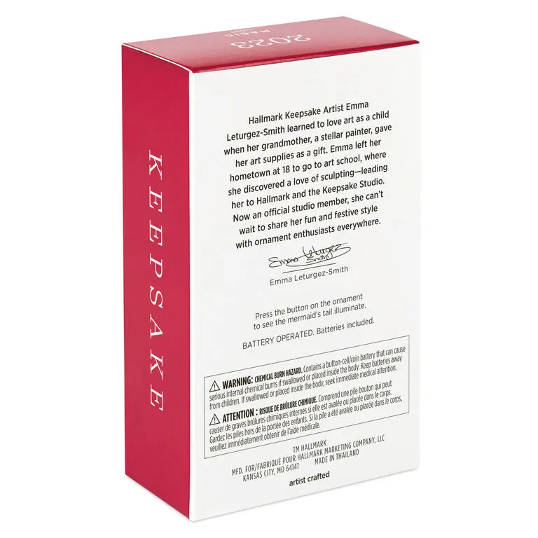 Hallmark Barbie™ Mermaid Ornament With Light 7 Hallmark Barbie™ Mermaid Ornament With Light - Image 5