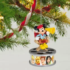 Hallmark Disney 100 Years Of Wonder Director Mickey Mouse Ornament With Light And Sound -Hallmark popular shop Mickey in Director Chair Keepsake Ornament 2999QXD6727 02