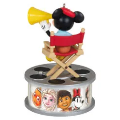Hallmark Disney 100 Years Of Wonder Director Mickey Mouse Ornament With Light And Sound -Hallmark popular shop Mickey in Director Chair Keepsake Ornament 2999QXD6727 06