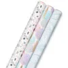 Hallmark Modern Muted 3-Pack Wrapping Paper, 55 Sq. Ft. Total -Hallmark popular shop Modern Muted 3Pack Wrapping Paper Rolls 5EWR6369 01