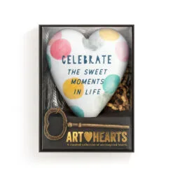 Demdaco Moments In Life Art Heart With Key Stand -Hallmark popular shop Moments in Life Heart Sculpture With Key 1003480379 04