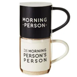 Hallmark Morning Person Stacking Mugs, Set Of 2 -Hallmark popular shop Morning Person Stacking Mugs 1SNN1068 03