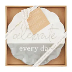 Mud Pie Celebrate Every Day Plate, 11.5"