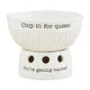 Mud Pie Queso Dip Cup And Warming Stand, Set Of 2