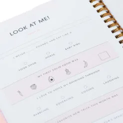 Hallmark My First Year Baby Book For Girl -Hallmark popular shop My First Year Pink Baby Book for Girl 1BBA4136 07