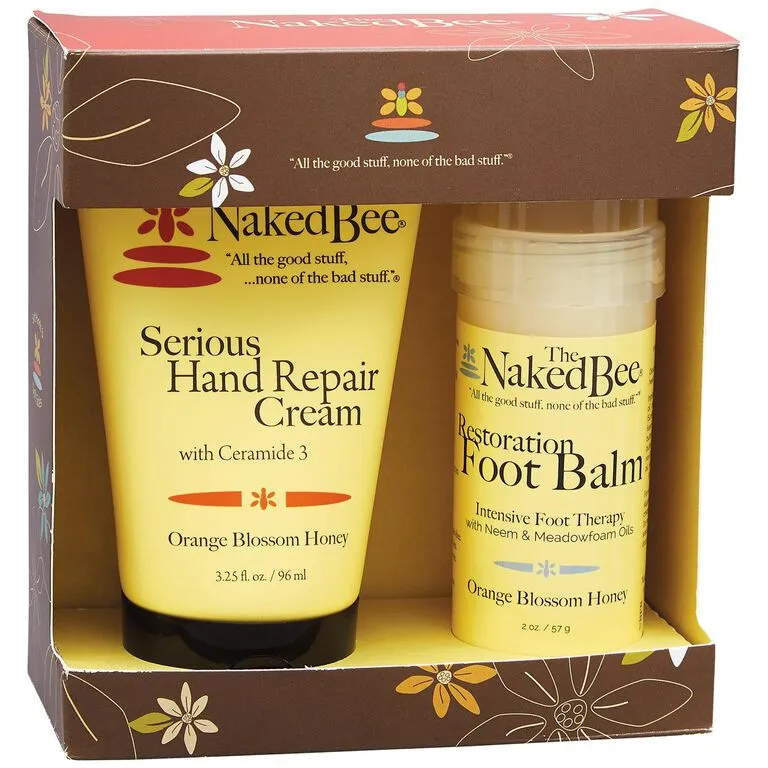 Naked Bee Hand & Foot Repair Kit, Set Of 2 3 Naked Bee Hand & Foot Repair Kit, Set Of 2