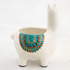 Natural Life Cream Ceramic Llama Planter -Hallmark popular shop Natural Life Cream Ceramic Llama Planter PLNT073 03