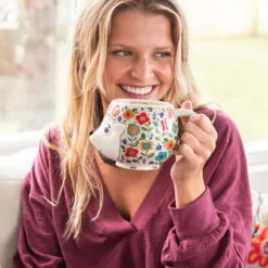 Natural Life Floral Hedgehog Sculpted Folk Mug, 16 Oz. 7 Natural Life Floral Hedgehog Sculpted Folk Mug, 16 Oz. -Hallmark popular shop Natural Life Floral Hedgehog Sculpted Mug MUG404 03