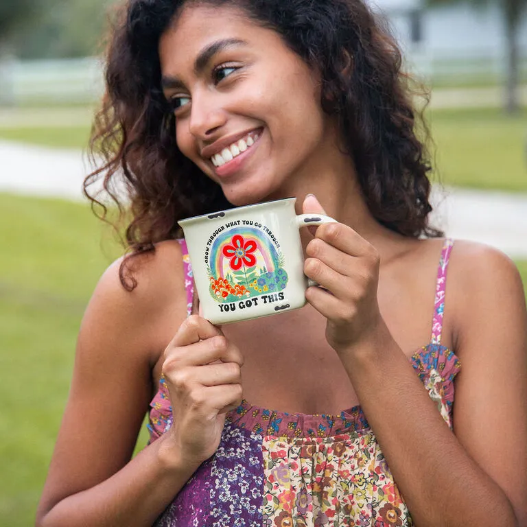 Natural Life Grow Through Ceramic Camp Mug, 16 Oz. 4 Natural Life Grow Through Ceramic Camp Mug, 16 Oz. - Image 2