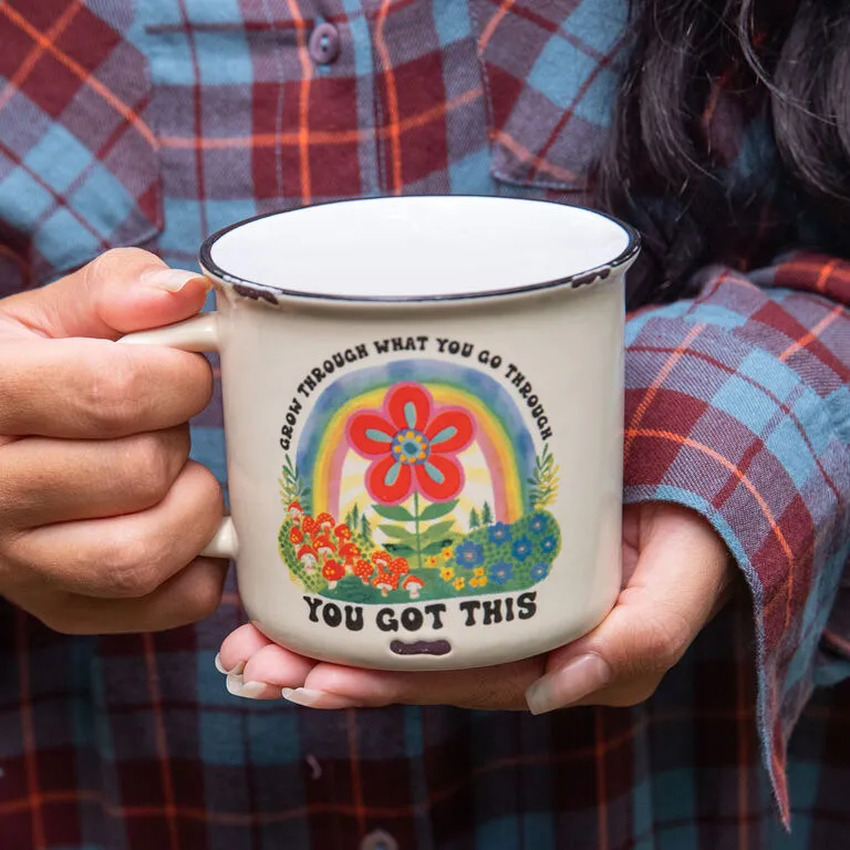 Natural Life Grow Through Ceramic Camp Mug, 16 Oz. 5 Natural Life Grow Through Ceramic Camp Mug, 16 Oz. - Image 3