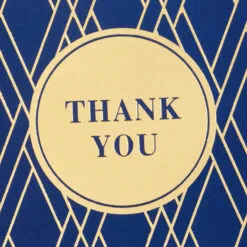 Hallmark Bulk Navy And Gold Assorted Blank Thank-You Notes, Box Of 120 -Hallmark popular shop Navy and Gold Assorted Blank ThankYou Notes Bulk Pack 5STZ1064 03