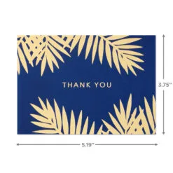 Hallmark Bulk Navy And Gold Assorted Blank Thank-You Notes, Box Of 120 -Hallmark popular shop Navy and Gold Assorted Blank ThankYou Notes Bulk Pack 5STZ1064 04