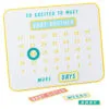 Hallmark So Excited To Meet You Magnetic Baby Countdown Board 1 Hallmark So Excited To Meet You Magnetic Baby Countdown Board -Hallmark popular shop New Baby Pregnancy Countdown Calendar 1BBY4821 01