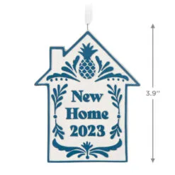 Hallmark New Home 2023 Porcelain Ornament -Hallmark popular shop New Home Blue and White House Keepsake Ornament 1799QHX3039 03