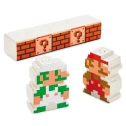 Hallmark Nintendo Super Mario Bros.® Mario And Luigi Salt And Pepper Shakers, Set Of 3 -Hallmark popular shop Nintendo Super Mario Luigi Salt And Pepper Shaker Set 1NIT1001 03