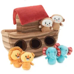 Hallmark Noah's Ark And Animals Plush Playset, 7 Pieces -Hallmark popular shop Noahs Ark and Animals Plush Toy 1KFA2015 04