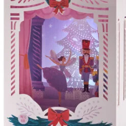 Hallmark Nutcracker Musical 3D Pop-Up Christmas Card With Light -Hallmark popular shop Nutcracker Shadow Box 3D PopUp Music Light Christmas Card 1099XOD4041 06