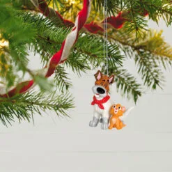 Hallmark Disney Oliver And Company 35th Anniversary Oliver And Dodger Ornament -Hallmark popular shop Oliver and Company Dog and Cat Keepsake Ornament 1899QXD6559 02