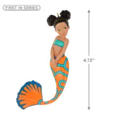 Hallmark Mythical Mermaids Ornament -Hallmark popular shop Orange and Blue Mermaid Keepsake Ornament 1799QXR8257 03