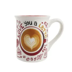 Our Name Is Mud Love You A Latte Mug, 16 Oz.