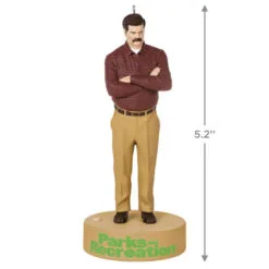 Hallmark Parks And Recreation Ron Swanson Ornament With Sound -Hallmark popular shop Parks and Rec Ron Swanson Keepsake Ornament 2199QXI7277 03