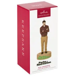 Hallmark Parks And Recreation Ron Swanson Ornament With Sound -Hallmark popular shop Parks and Rec Ron Swanson Keepsake Ornament 2199QXI7277 04