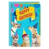 Hallmark 16" Party Cats And Dogs Jumbo Birthday Card From All -Hallmark popular shop Party Cats Dogs Birthday Card From Us 1299CBG3004 01