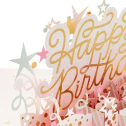 Hallmark Here's To A Happy Year Ahead 3D Pop-Up Birthday Card 15 Hallmark Here's To A Happy Year Ahead 3D Pop-Up Birthday Card -Hallmark popular shop Party Decorations 3D PopUp Birthday Card 1299LAD2899 04