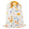 Hallmark 28" Pastel Animals Large Fabric Gift Bag With Tag