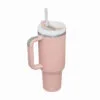 Peach Insulated Stainless Steel Travel Mug With Straw, 40 Oz. 2 Peach Insulated Stainless Steel Travel Mug With Straw, 40 Oz. -Hallmark popular shop Peach Stainless Steel Travel Mug With Handle and Straw P27 01