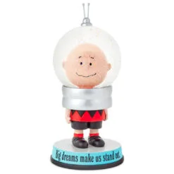 Hallmark Peanuts® Charlie Brown Big Dreams Snow Globe 8 Hallmark Peanuts® Charlie Brown Big Dreams Snow Globe -Hallmark popular shop Peanuts Charlie Brown Figurine Big Dreams Snow Globe 1PAJ3548 03