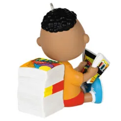 Hallmark The Peanuts® Gang Franklin Ornament 13 Hallmark The Peanuts® Gang Franklin Ornament -Hallmark popular shop Peanuts Franklin Reading Comics Keepsake Ornament 1899QXE3289 06