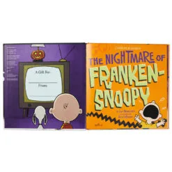 Hallmark Peanuts® The Nightmare Of Franken-Snoopy Book -Hallmark popular shop Peanuts Snoopy FrankenSnoopy Book With PopUp Ending 1HGN1524 03