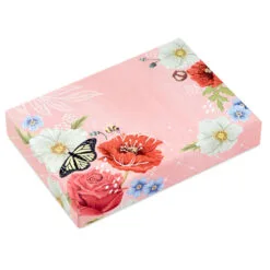 Hallmark Pink Floral Stationery Set And Desk Organizer Box 12 Hallmark Pink Floral Stationery Set And Desk Organizer Box -Hallmark popular shop Pink Floral Stationery Set and Note Cards in Box 5STZ1186 05