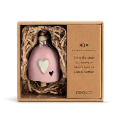 Demdaco Mini Inspired Bell, Mom 5 Demdaco Mini Inspired Bell, Mom -Hallmark popular shop Pink Mom Mini Stoneware Bell 1008010006 02