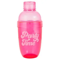 Pink Party Time Cocktail Shaker And Accessories Set