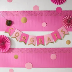 Hallmark Color Pop Party Decor Kit, Pink And Gold -Hallmark popular shop Pink and Gold Party Supplies Banner Decorations 5CLP1019 03