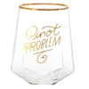 Hallmark Pinot Problem Geometric Stemless Wine Glass, 19 Oz. 1 Hallmark Pinot Problem Geometric Stemless Wine Glass, 19 Oz. -Hallmark popular shop Pinot Problem Geometric Stemless Wine Glass 1BRW3239 01