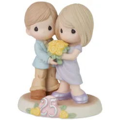 Precious Moments Twenty-Five Happy Years Together Figurine, 5.1" 6 Precious Moments Twenty-Five Happy Years Together Figurine, 5.1" -Hallmark popular shop Precious Moments 25th Anniversary Figurine 223017 02