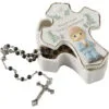 Precious Moments Blessings On Your First Communion Boy Rosary Box With Rosary -Hallmark popular shop Precious Moments Blessings On Your First Communion Girl Rosary Box With Rosary 222408 01