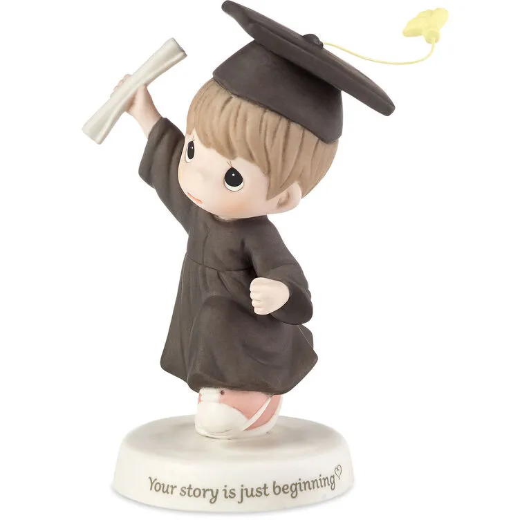Precious Moments Graduation Boy Figurine, 6.5" 3 Precious Moments Graduation Boy Figurine, 6.5"