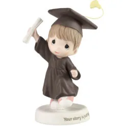 Precious Moments Graduation Boy Figurine, 6.5" 7 Precious Moments Graduation Boy Figurine, 6.5" -Hallmark popular shop Precious Moments Graduation Boy Figurine 193007 02