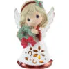 Precious Moments Wreathed In Christmas Glory Light-Up Musical Angel Figurine, 6" -Hallmark popular shop Precious Moments LightUp Musical Angel Figurine 231401 01