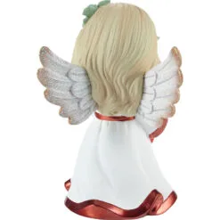 Precious Moments Wreathed In Christmas Glory Light-Up Musical Angel Figurine, 6" -Hallmark popular shop Precious Moments LightUp Musical Angel Figurine 231401 02