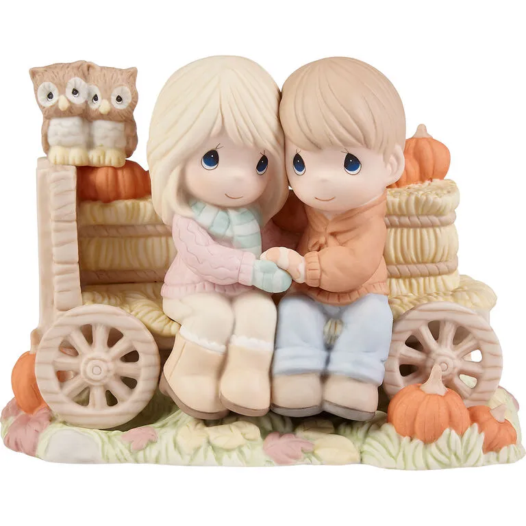 Precious Moments Limited Edition Falling Into Fun With The One I Love Figurine, 5.87" 3 Precious Moments Limited Edition Falling Into Fun With The One I Love Figurine, 5.87"