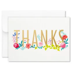 Hallmark Pretty Floral Assorted Blank Thank-You Notes, Box Of 24 14 Hallmark Pretty Floral Assorted Blank Thank-You Notes, Box Of 24 -Hallmark popular shop Pretty Floral Assorted Blank ThankYou Notes in Box 1499TYN2424 03