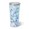 Swig Morning Glory Stainless Steel Tumbler, 22 Oz. -Hallmark popular shop Purple and Blue Floral Insulated Drinking Glass S102C22MN 01